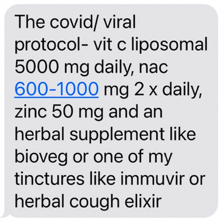 Feb 12 - Viral protocol from Dr Jen Feb 12 - Viral protocol from Dr Jen